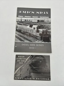 Pennsylvania Railroad Modern Locomotives and Cars 1939 & EMD’s SD45 Booklets (2) - Picture 1 of 16