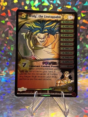 DBZ Dragon Ball Z FOIL Broly, The Unstoppable 5 CCG Limited Broly Subset MP/LP - Image 1 of 4