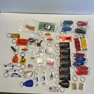 Lot of 45 Kansas Public Safety Advertising Novelty Lights Compass Keychains - Picture 1 of 13