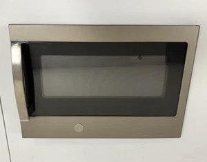 GE MICROWAVE DOOR ASSEMBLY DARK WB56X30294 - Picture 1 of 9