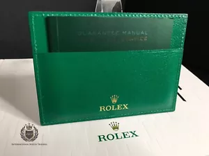 Rolex Genuine Card Holder & Guarantee Book Current Version New Suits All Models - Picture 1 of 6