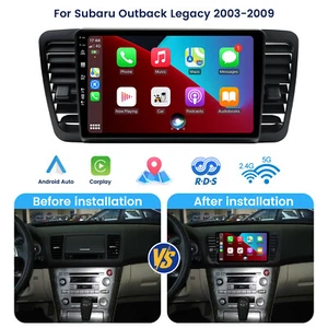 6+128G Android 14 Autoradio Carplay GPS Navi Für Subaru Outback Legacy 2003-2009 - Bild 1 von 21
