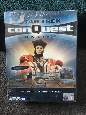 Star Trek Conquest Cd Rom Big Box New - Image 1 of 2
