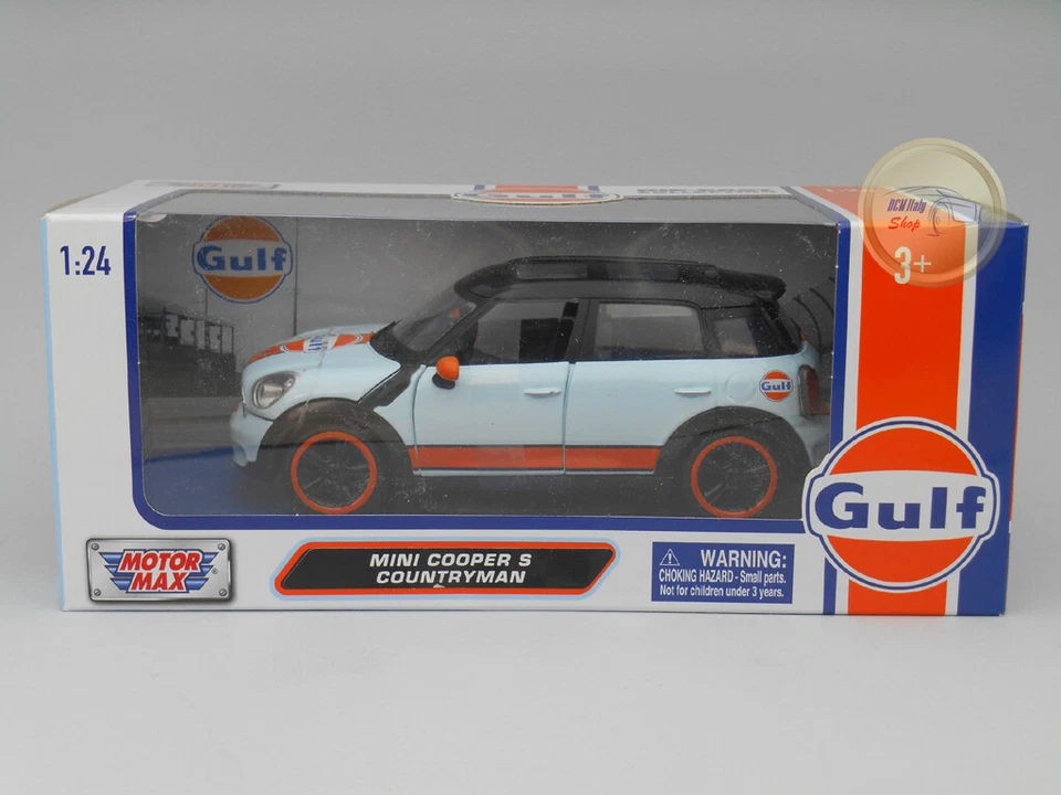 Mini Cooper S Countryman - Motormax Gulf 1:24 - MX79653GU - Immagine 1 di 1