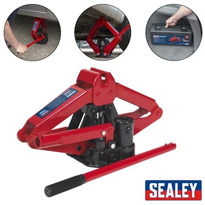 Sealey HSJ07 Hydraulic Scissor Jack 700kg Car Van Garage Workshop Emergency Lift - Image 1 of 4