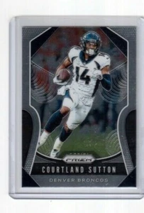 2019 Panini Prizm Football Base Card # 199 Courtland Sutton Denver Broncos - Picture 1 of 2