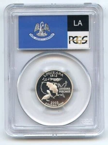 2002 S 25C Silver Louisiana Quarter PCGS PR70DCAM - Picture 1 of 2