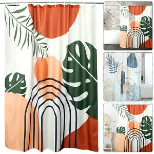 Boho Shower Curtain Waterproof Bathroom Curtain with 12 Hooks 71 x 71 .1 - Picture 1 of 18