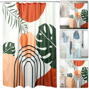 Boho Shower Curtain Waterproof Bathroom Curtain with 12 Hooks 71 x 71 EKE - Picture 1 of 18