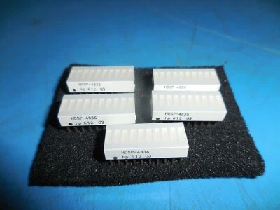 HP HDSP-4836 10-Segment Green (x 2), Red (x 4), Yellow (x 4) LED Bar Graph Array - Image 1 of 3