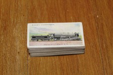 WD& HO WILLS FULL SET OF 50 RAILWAYS ENGINES 1924 