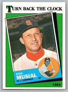 1988 Topps #665 Stan Musial Turn Back the Clock - Picture 1 of 2