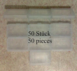 50 Cartridge cases (hülle, hüllen) Game Boy Advance GBA - protection plastic box - Bild 1 von 1