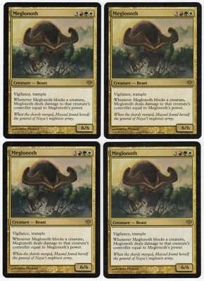 Meglonoth x4 4x 2009 Conflux PLAYSET Multi-Color Rare Creature MTG SP - NM AZ2 - Image 1 of 2