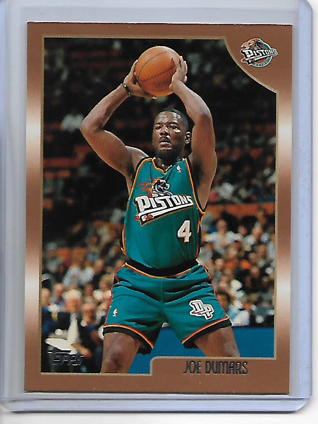 1998-99 Topps Joe Dumars Card - Image 1 of 1