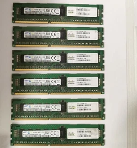 Samsung 24GB (6x4GB) PC3L-12800R DDR3L 1600MHz ECC Server RAM M393B5270DH0-YK0 - Picture 1 of 1