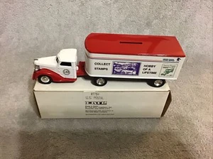 1990 Ertl USPS MAIL 1948 DIAMOND T CAB TRACTOR TRAILER 1/64 Scale Diecast #9784 - Picture 1 of 9