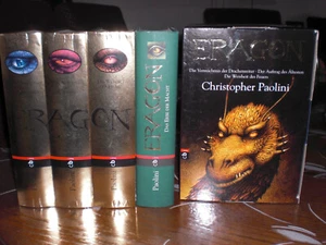 4x Eragon Christopher Paolini 1-4 HC Schuber Limitierte Sonderedition Erbe Macht - Bild 1 von 10
