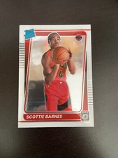 2021-22 Donruss Optic Scottie Barnes Rated Rookie Card #186 Toronto Raptors