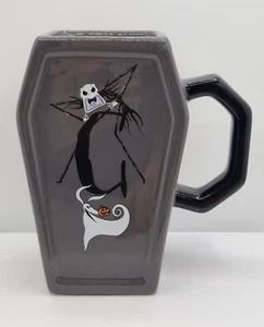 Disney Nightmare Before Christmas Coffin Mug Jack Skellington Letter C Design - Picture 1 of 8