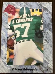 1991 Classic Draft Picks Dixon Edwards #133 Rookie Dallas Cowboys FREE Shipping - Picture 1 of 2