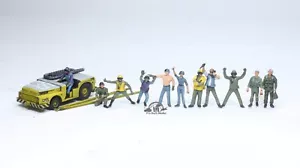 (Pre-Ordine) Trattore Marina degli Stati Uniti / con 10 equipaggi di ponte 1:72 modello costruito professionale - Foto 1 di 12