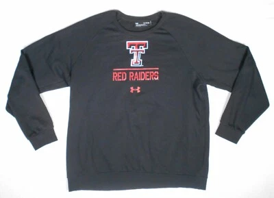 Under Armour Texas Tech Red Raiders Loose Black Sweatshirt Size XL (25.5X29) - Image 1 of 4