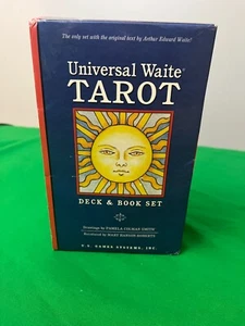 Universal Waite Tarot Deck/Book Set by Mary Hanson-Roberts 78 Cards - Picture 1 of 6