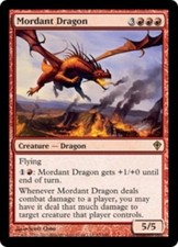 Mordant Dragon - Foil ~ Near Mint Worldwake MTG Magic UltimateMTG Red Card