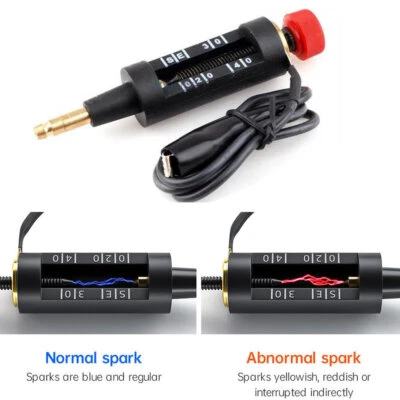 Auto Spark Plug Tester Ignition System Engine Coil Tester Ignition Spark Tool - Image 1 of 4