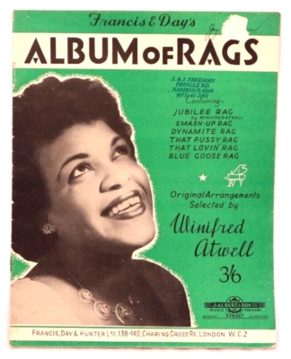 Francis & Days JUBILEE ALBUM Of RAGS Winifred Atwell 1952 Sheet Music Song Book - Image 1 of 4