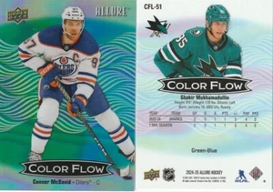 2024-25 UPPER DECK ALLURE COLOR FLOW GREEN-BLUE 1-60 ** YOU CHOOSE - YOU PICK - Picture 1 of 1