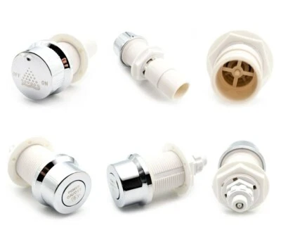 Interruptor de botón de masaje de bañera de hidromasaje ABS encendido/apagado impermeable - Imagen 1 de 4