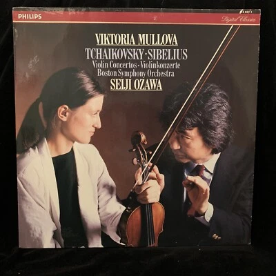 VICTORIA MULLOVA violin - TCHAIKOVSKY & SIBELIUS Ctos PHILIPS ST LP 1986 NM TEST - Image 1 of 4