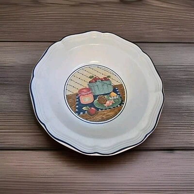 Tigela de servir vintage Mikasa French Countryside F9016 Country Treats vegetal 10" - Imagem 1 de 4