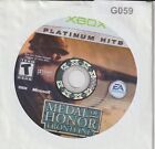 Disco de videojuego Medal of Honor Frontline Microsoft Xbox solo sin estuche usado