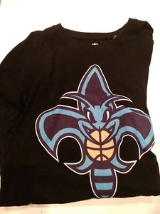 New Orleans Hornets NBA Exclusive Colection LS Shirt Black XL Tall - Picture 1 of 4