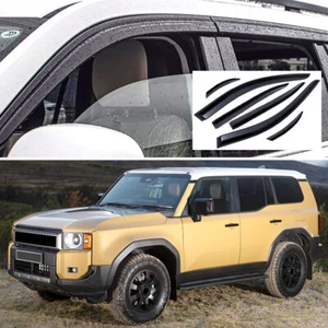 Protector de lluvia protector solar viseras de ventana deflectores para Toyota Land Cruiser 2024 2025 - Imagen 1 de 8