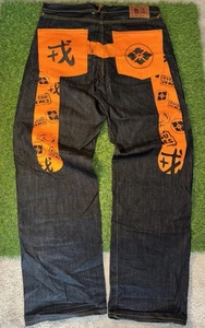 Evisu Jeans LOT 2001 Denim Pants 36x36 Evisu Jeans Made In Japan Rare Vintage - Picture 1 of 8