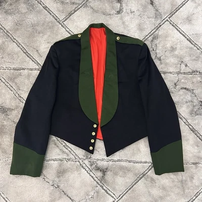 Vintage Royal Army Dental Corps Wool Military Parade Jacket Blazer - MED/LARGE - Image 1 of 4