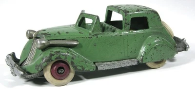 Coche urbano Studebaker de hierro fundido c1934 de Hubley en pintura original 5" Foto 1 de 4