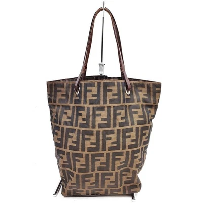 NO TARIFF Fendi Tote Bag Brown Canvas 2886482 - Image 1 of 4