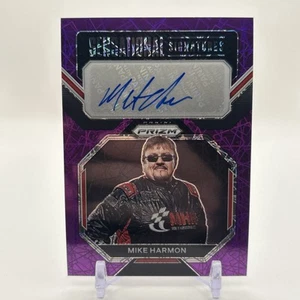 2023 Prizm Sensational Signatures Purple Velocity /99 Mike Harmon Rookie Auto RC - Picture 1 of 2