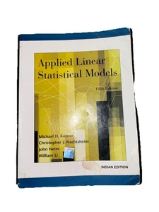 Applied Linear Statistical Models by John Neter, William Wasserman 5th - Foto 1 di 2