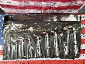 Sears Craftsman Professional Angle SAE Wrench Set 34689 Unpunched Pouch NOS 9pc - Picture 1 of 17