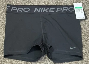 NWT Nike Pro Compression Shorts Women’s size XL Black Athletic 3” - Picture 1 of 4