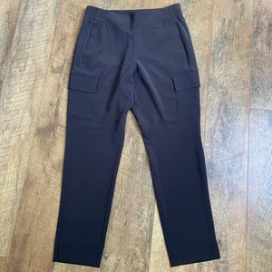 Calvin Klein | Black Cargo Tapered Ankle Pockets Elastic Waist Pants Small - Bild 1 von 13