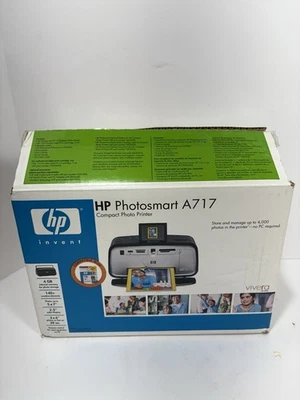 HP Photosmart A717 Compact Photo Printer Photos up 5x7" -Open Box - Image 1 of 4