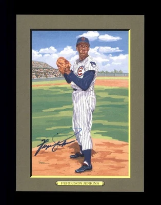 Fergie Jenkins PSA DNA Signed Perez Steele Great Moments Postcard Autograph - Image 1 of 2
