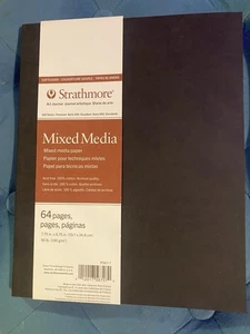 Strathmore Leather Journal Mixed Media 64 Pages, 7.75 By 9.75”. Softcover NEW!! - Picture 1 of 4